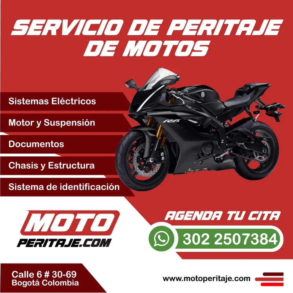 PERITAJE DE MOTOS EN BOGOTA